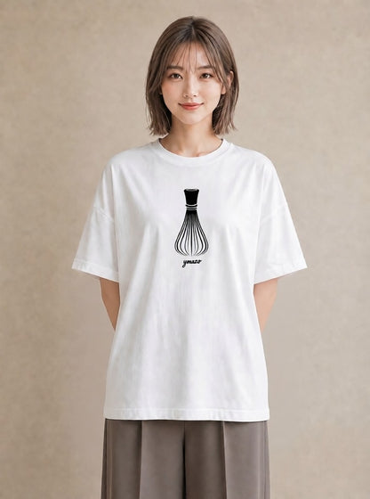 グラフィックTシャツ レディース 風鈴 ガラス 夏 ナチュラル アンティーク イラスト ミニマル カジュアルコーデ 買い物 白T