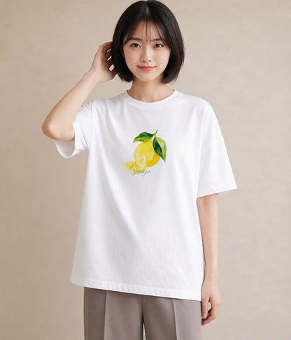 グラフィックTシャツ レディース バナナ 食べ物 フード イラスト モード ホワイトデー 春服 白T