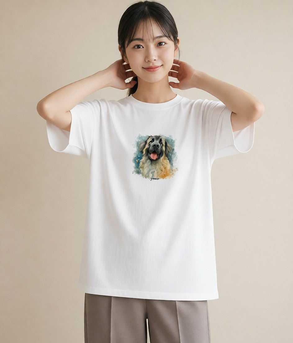 デザインTシャツ レディース 黒柴 犬 いぬ イラスト シック 親子 20代 白T