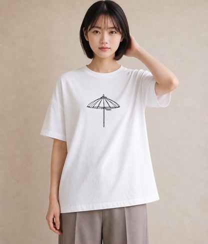 デザインTシャツ レディース 風鈴 ガラス 夏 ナチュラル アンティーク イラスト 手描き風 女性 旅行用 白T