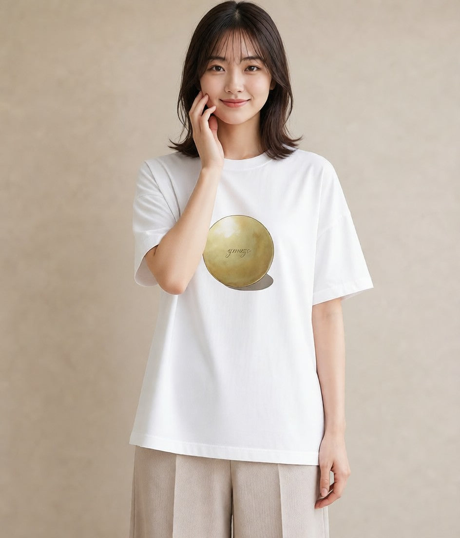 プリントTシャツ レディース たまご 食べ物 フード イラスト ボタニカル 旅行用 海 白T