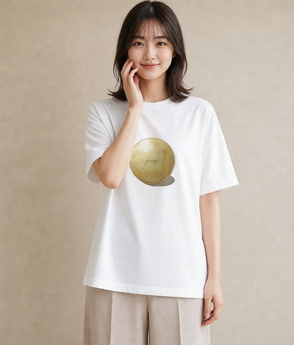 プリントTシャツ レディース たまご 食べ物 フード イラスト ボタニカル 旅行用 海 白T