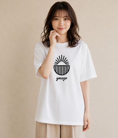 半袖Tシャツ レディース パールピアス アクセサリー ナチュラル アンティーク イラスト ニュアンス 旅行用 海 白T