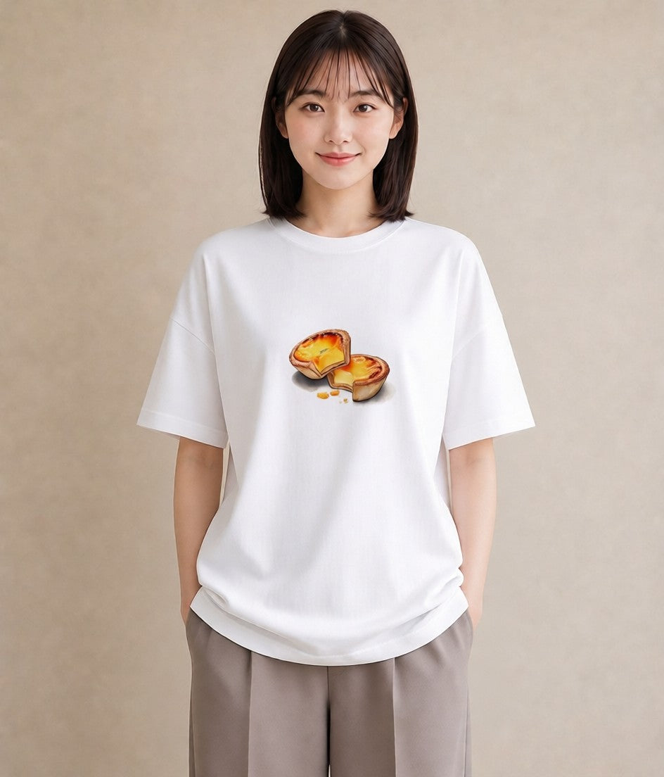Tシャツ レディース あんみつ 食べ物 フード イラスト 普段使い 部屋着 女性向けギフト 白T
