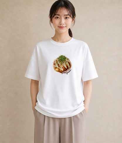 デザインTシャツ レディース お寿司 食べ物 フード イラスト シック 春コーデ 姉妹 白T