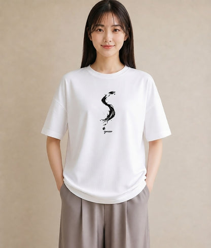 半袖Tシャツ レディース 紙の船 水辺 ナチュラル アンティーク イラスト フェミニン 秋コーデ おしゃれギフト 白T