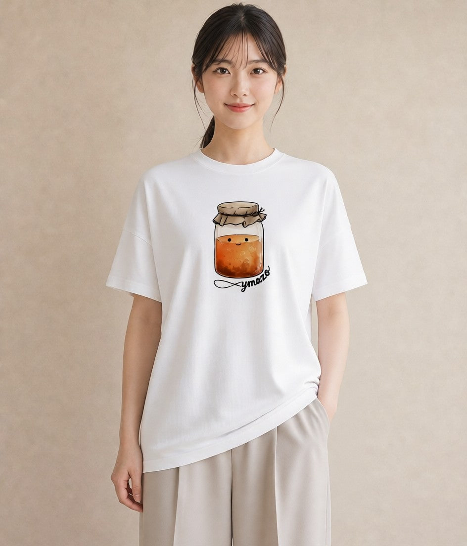 デザインTシャツ レディース クリームソーダ 食べ物 フード イラスト モード 散歩 お出かけ 白T