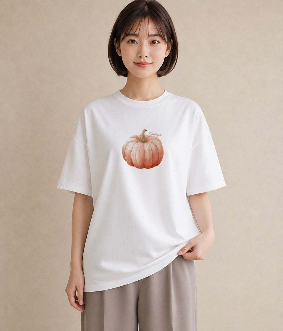 Tシャツ レディース メロン 食べ物 フード イラスト ラフ 秋コーデ おしゃれギフト 白T