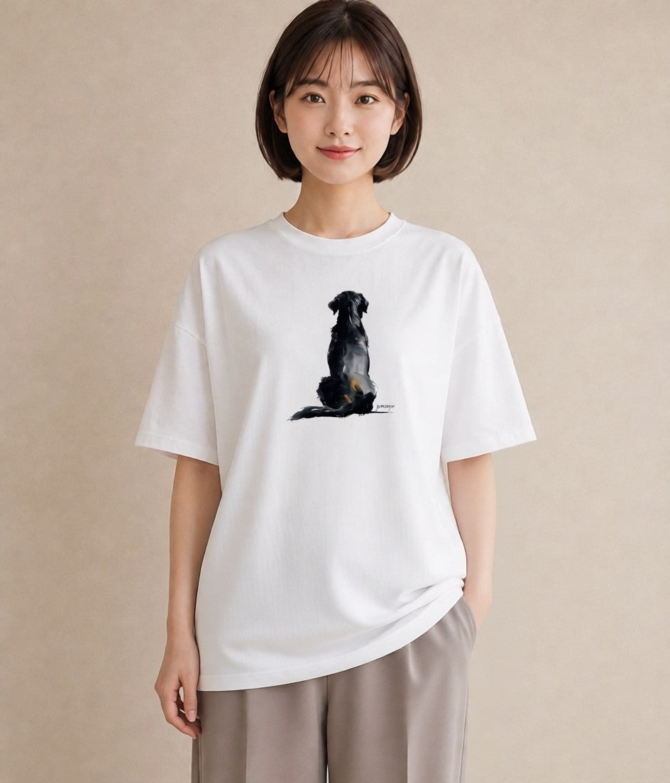 半袖Tシャツ レディース 保護犬 犬 いぬ イラスト 普段使い 秋コーデ おしゃれギフト 白T