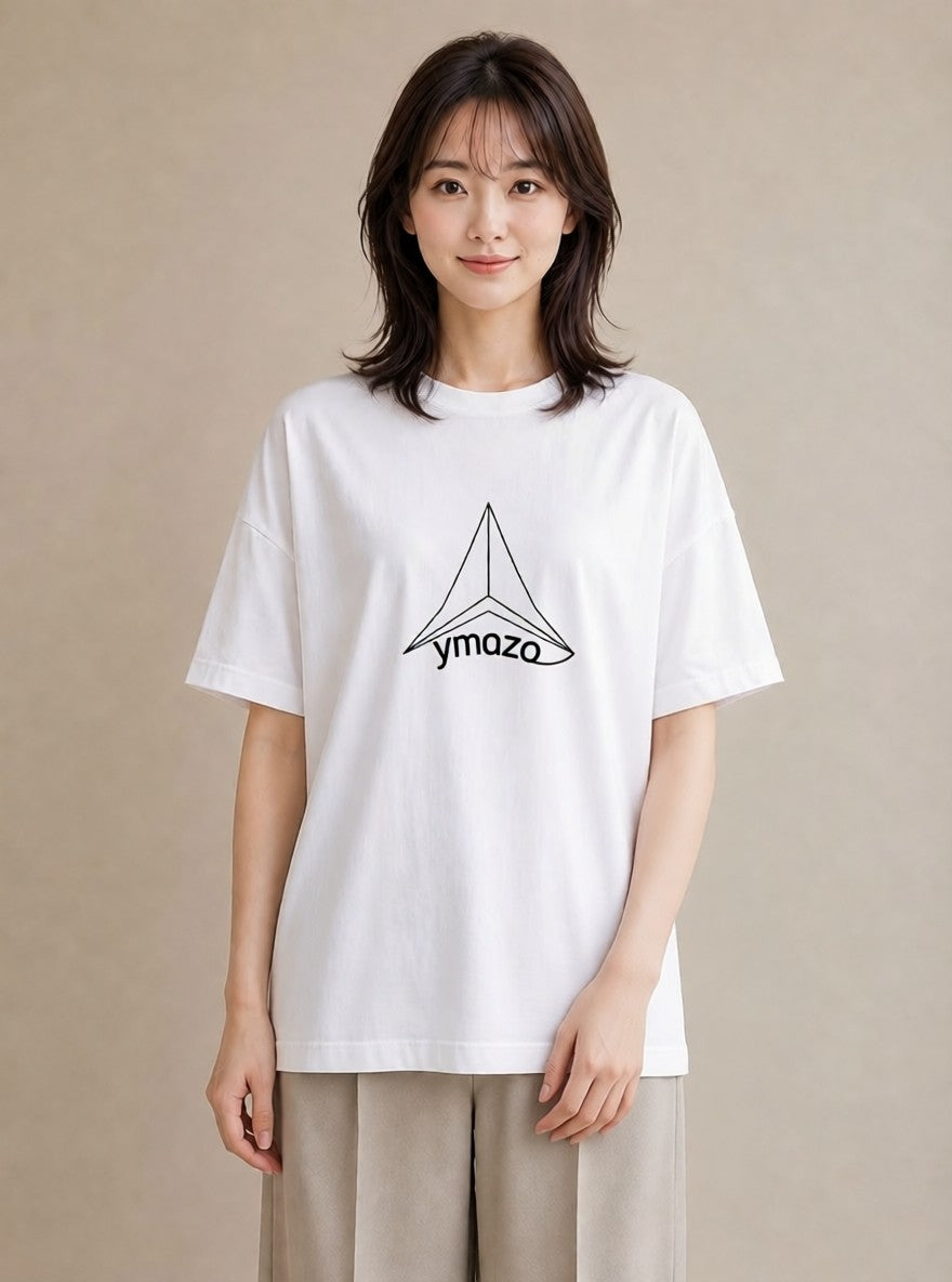 半袖Tシャツ レディース 折り鶴 折り紙 ナチュラル アンティーク イラスト ニュアンス カジュアルコーデ 買い物 白T