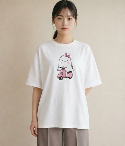Tシャツ レディース アザラシ 動物 アニマル イラスト きれいめ 女性 旅行用 白T