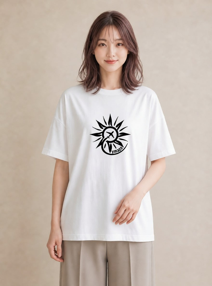 デザインTシャツ レディース 旅 トラベル スタンプ イラスト カフェコーデ 春コーデ 姉妹 白T