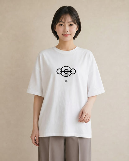 グラフィックTシャツ レディース 手鏡 アンティーク レトロ ナチュラル イラスト モード 女子会 お揃い 白T