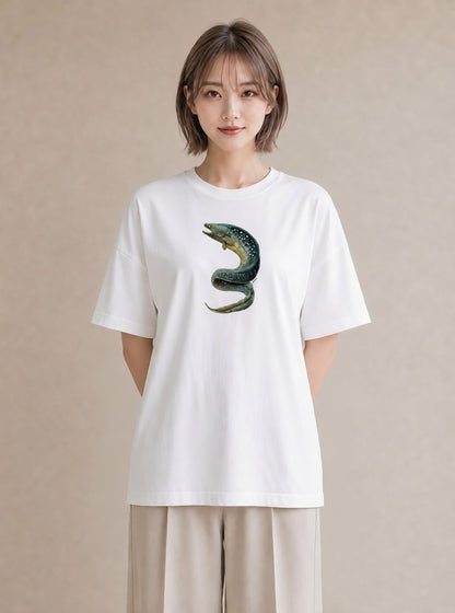 デザインTシャツ レディース レオパ ペット 動物 イラスト 北欧風 ホワイトデー 春服 白T