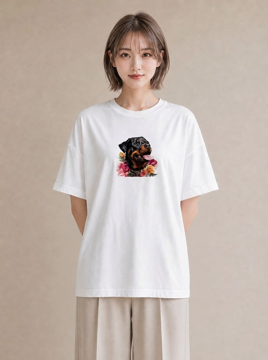 Tシャツ レディース ラブラドールレトリバー 犬 いぬ イラスト シンプル ホワイトデー 春服 白T