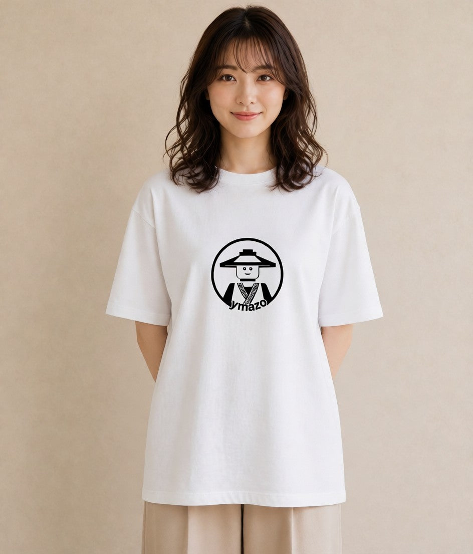 デザインTシャツ レディース 扇子 そよ風 ナチュラル アンティーク イラスト 北欧風 ミセス 春コーデ 白T