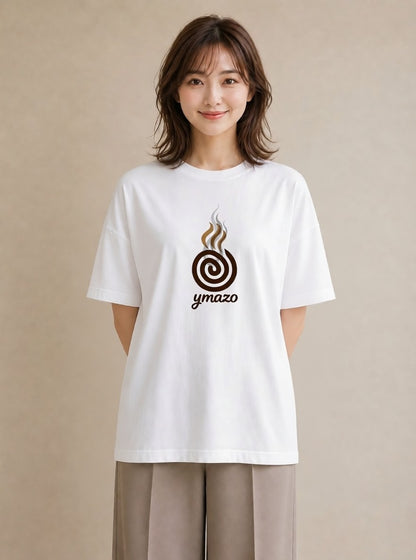 デザインTシャツ レディース カフェ カフェロゴ ロゴ イラスト 可愛い 敬老の日 ホワイトデー 白T