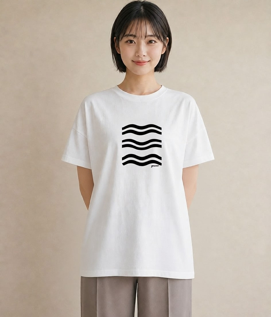 Tシャツ レディース 海 リゾート 夏 イラスト アート風 女性 旅行用 白T