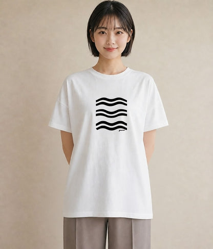 Tシャツ レディース 海 リゾート 夏 イラスト アート風 女性 旅行用 白T