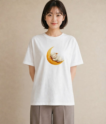 プリントTシャツ レディース ひつじ 動物 アニマル イラスト こなれ感 公園 ママ 白T