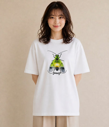 プリントTシャツ レディース クワガタ 昆虫 虫 イラスト 女性 旅行用 白T