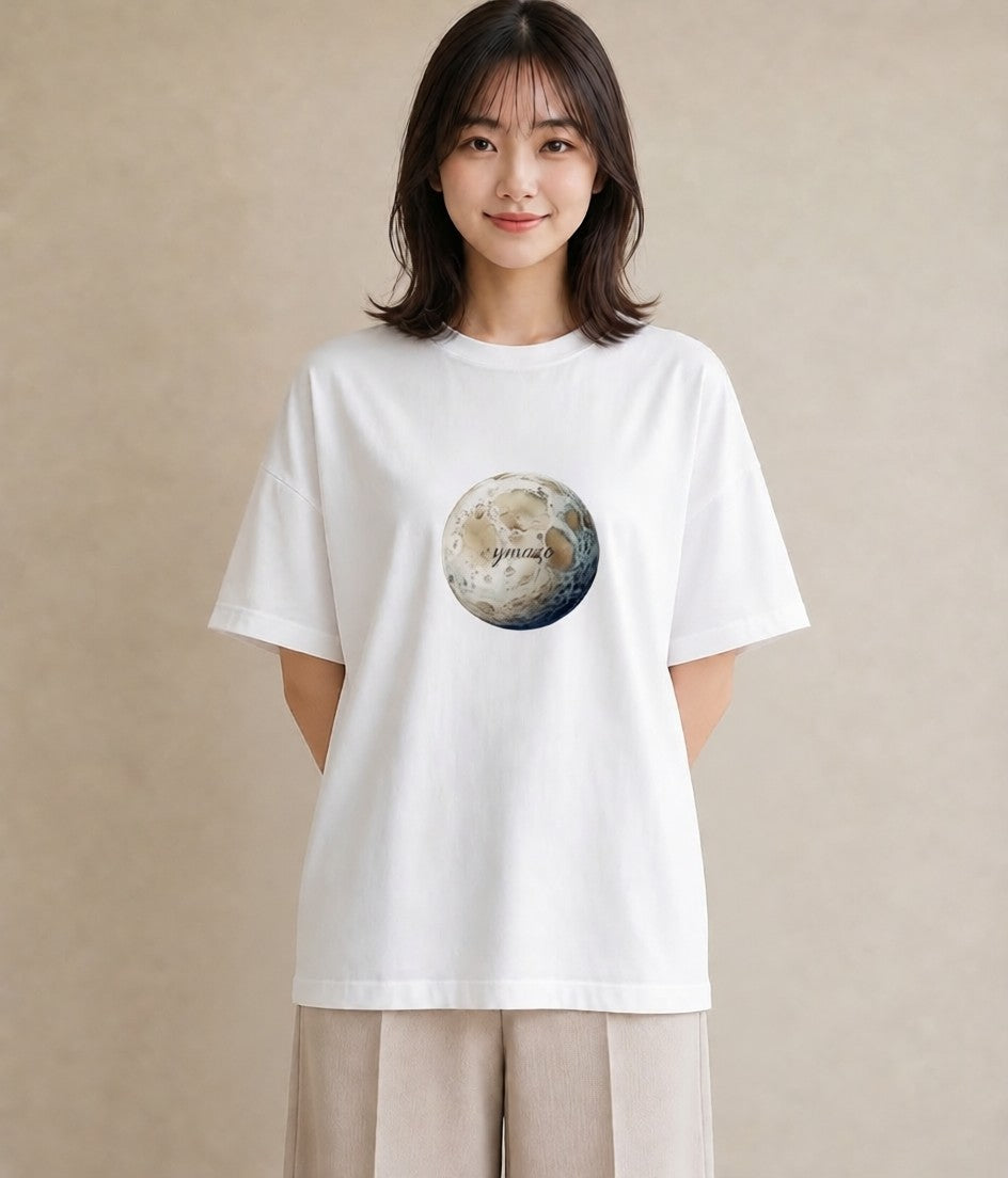 半袖Tシャツ レディース 天秤座 星空 宇宙 イラスト ポップ レイヤード 友達ギフト 白T