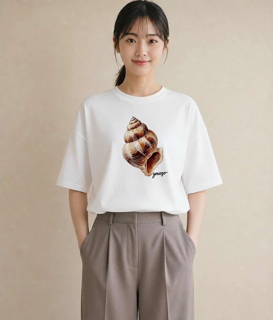 半袖Tシャツ レディース どんぐり 植物 ボタニカル イラスト アート風 姉妹 送別ギフト 白T