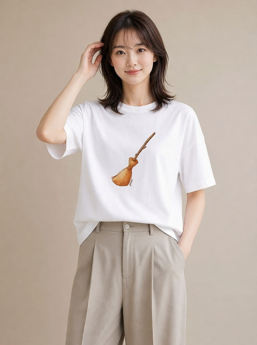 半袖Tシャツ レディース 抹茶 食べ物 フード イラスト お洒落 母の日 ビーチ 白T