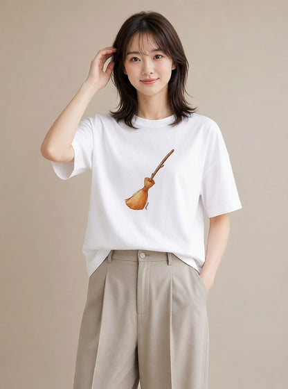 半袖Tシャツ レディース 抹茶 食べ物 フード イラスト お洒落 母の日 ビーチ 白T