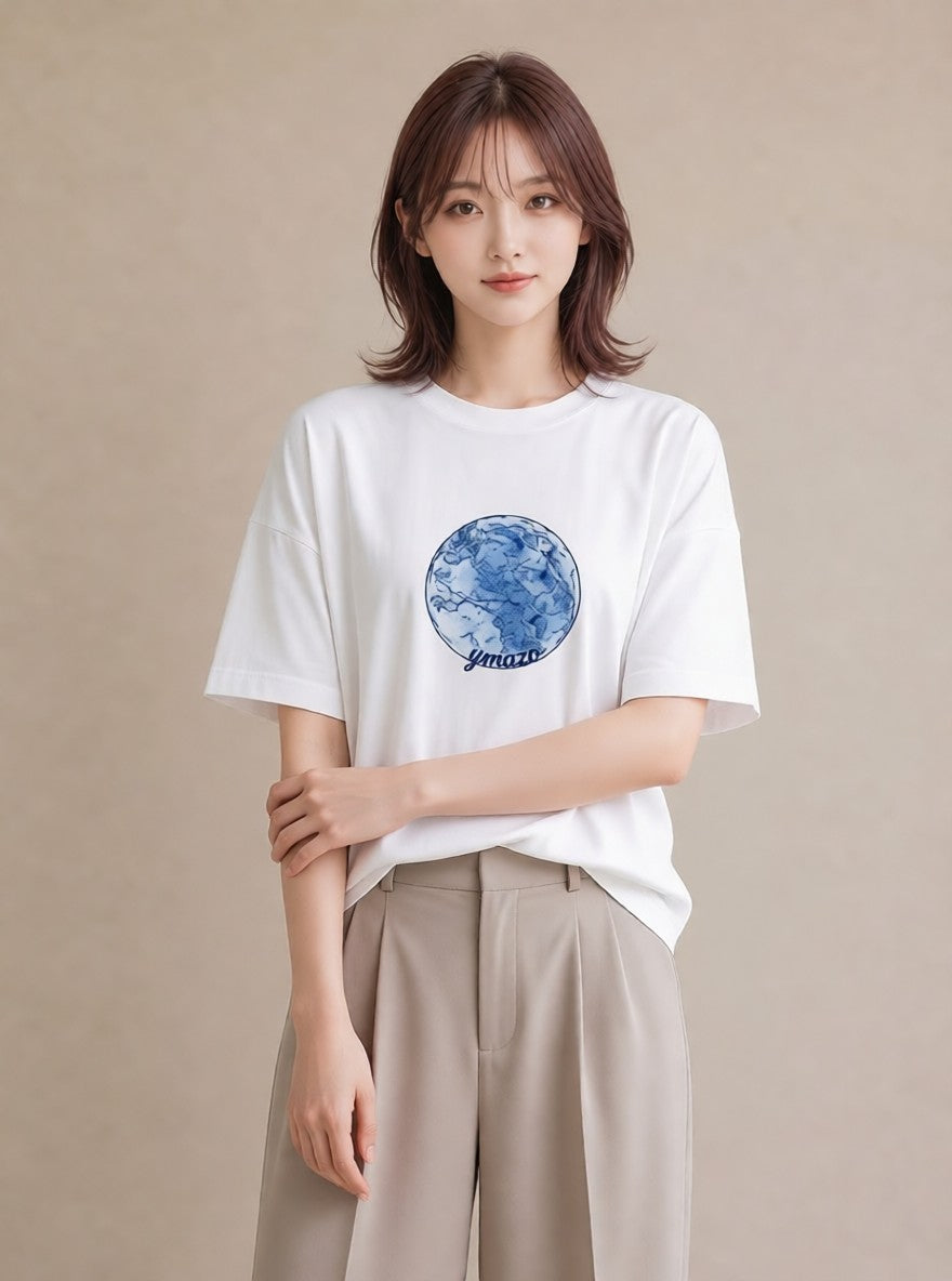 グラフィックTシャツ レディース 射手座 星空 宇宙 イラスト 可愛い お揃い 親子 白T
