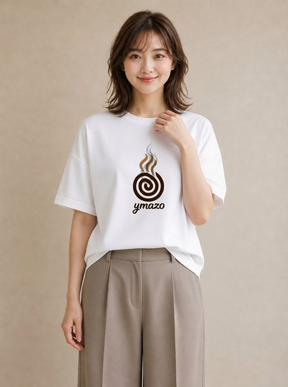 デザインTシャツ レディース カフェ カフェロゴ ロゴ イラスト 可愛い 敬老の日 ホワイトデー 白T