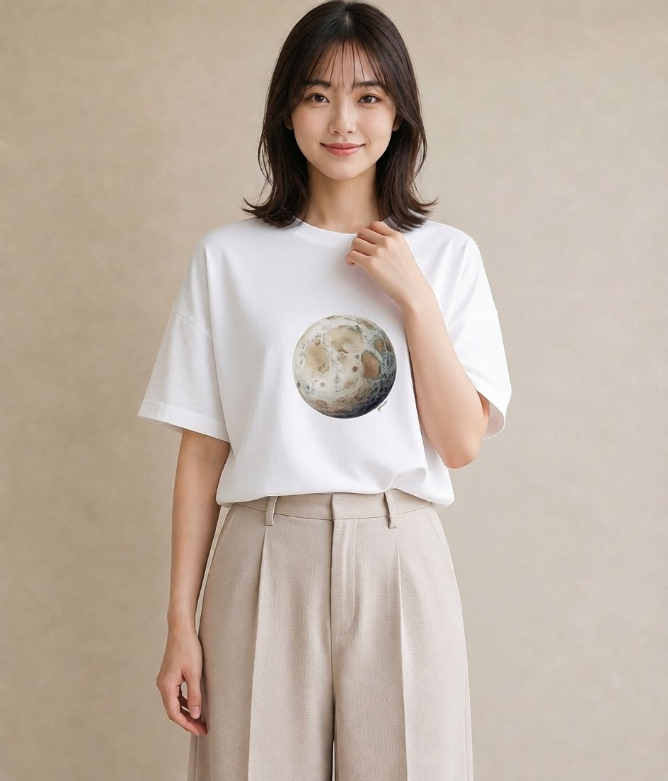 プリントTシャツ レディース 牡牛座 星空 宇宙 イラスト 可愛い 旅行 母娘コーデ 白T