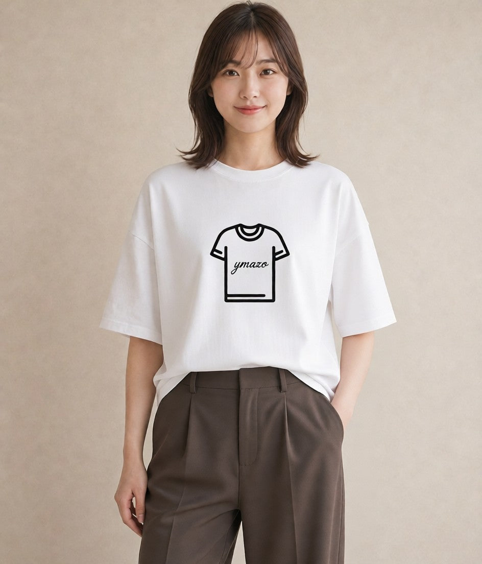 グラフィックTシャツ レディース バレエシューズ バレエ トウシューズ ナチュラル アンティーク イラスト ポップ カフェ巡り 女子会 白T