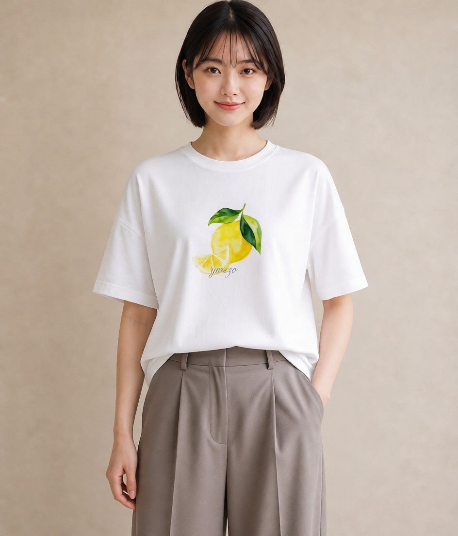 グラフィックTシャツ レディース バナナ 食べ物 フード イラスト モード ホワイトデー 春服 白T