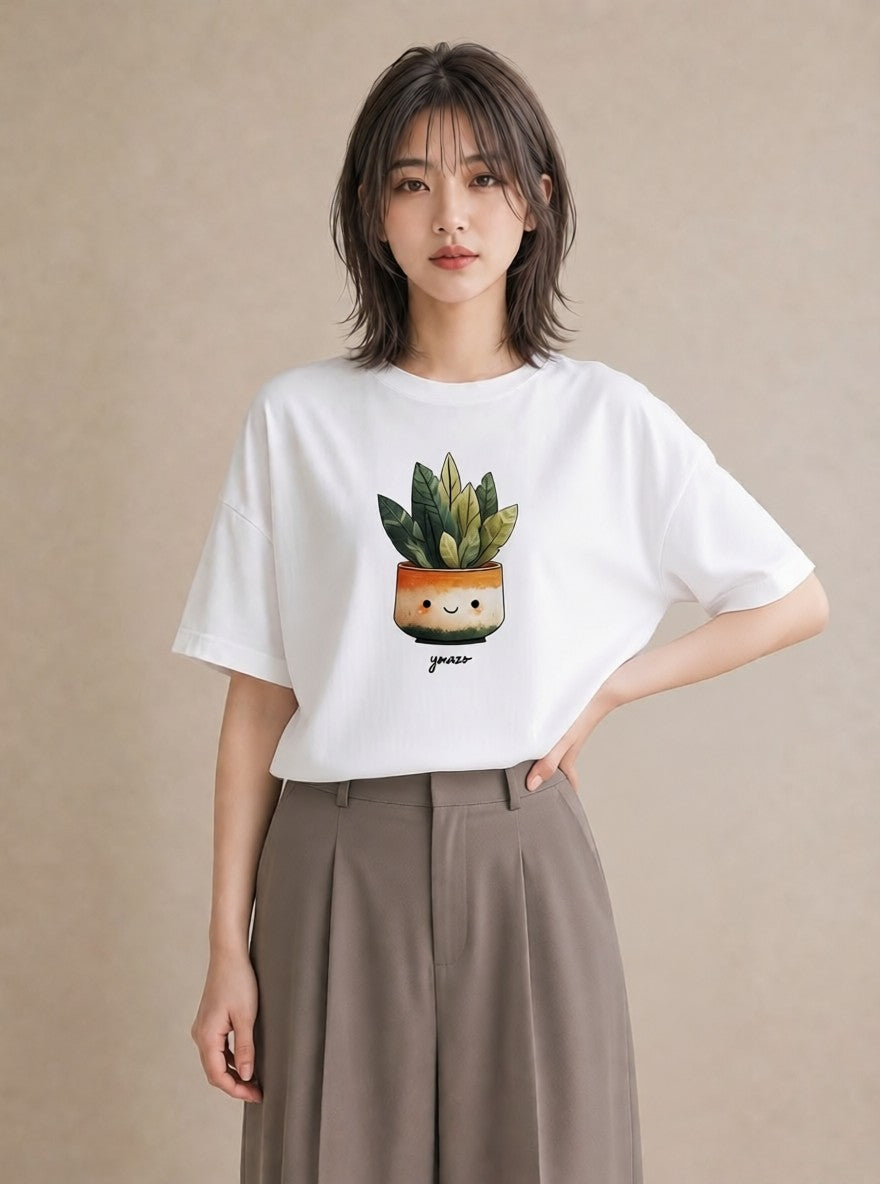 プリントTシャツ レディース チンアナゴ 海の生き物 海 イラスト お洒落 ギフト 母の日 白T
