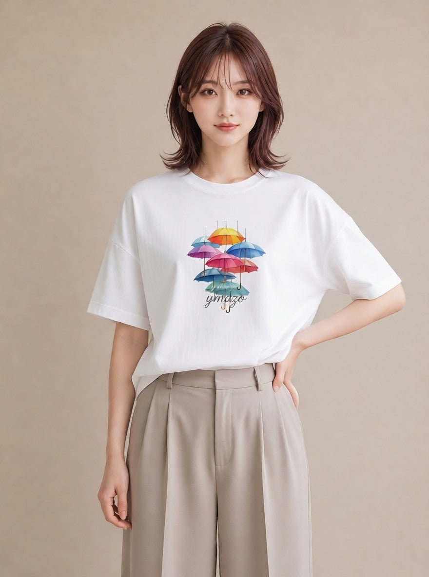 Tシャツ レディース 風鈴 ガラス 夏 ナチュラル アンティーク イラスト ゆるかわ お揃い 親子 白T