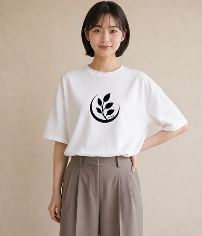 半袖Tシャツ レディース カフェ カフェロゴ ロゴ イラスト クリスマス 旅行 白T