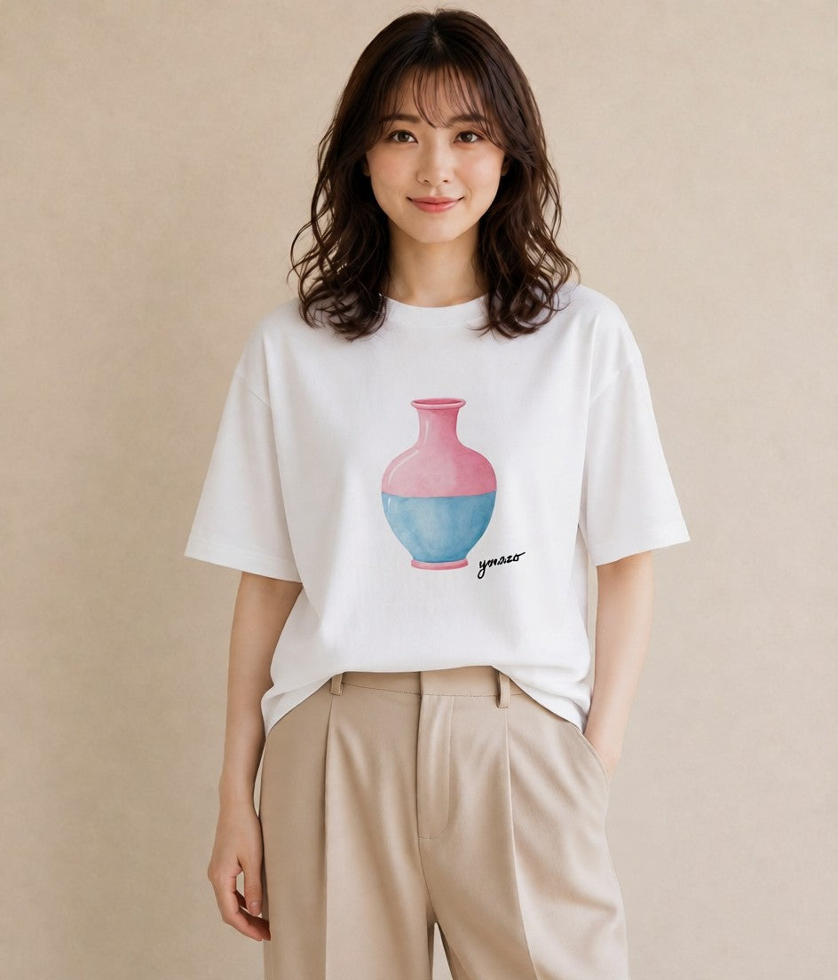 Tシャツ レディース ミルク 食べ物 フード イラスト きれいめ 母の日 ビーチ 白T