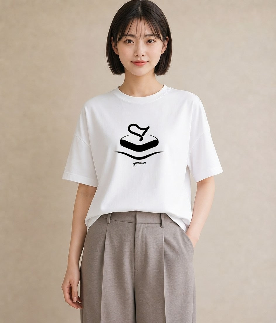 デザインTシャツ レディース スイーツ お菓子 デザート イラスト 北欧風 在宅 公園 白T