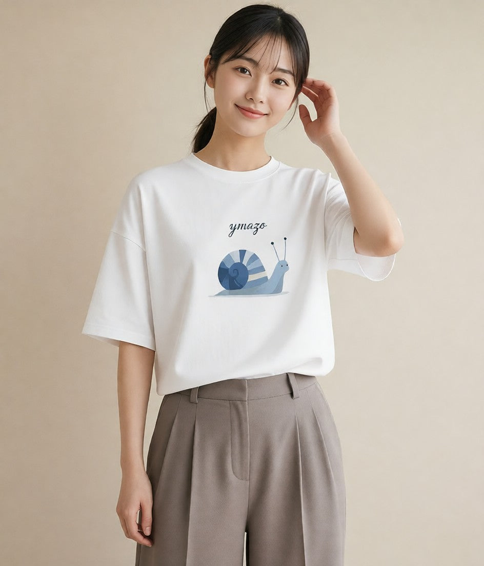 デザインTシャツ レディース ダンゴムシ 昆虫 虫 イラスト 上品 女子会 お揃い 白T