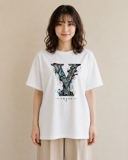 蒼天｜水彩 半袖Tシャツ レディース