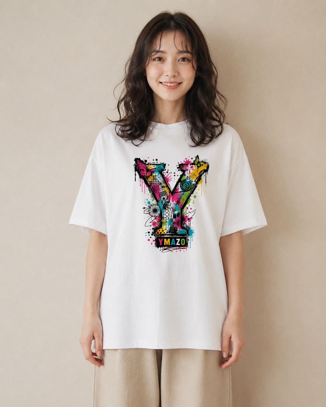 若葉のいぶき｜水彩 半袖Tシャツ レディース