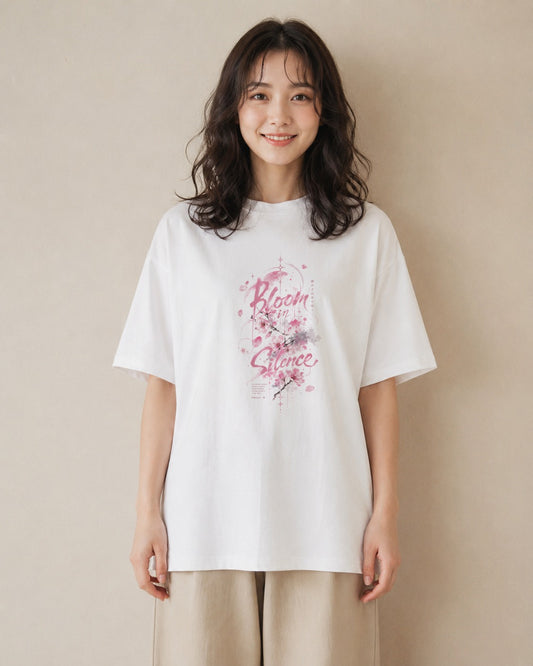 花のしらべ｜水彩 半袖Tシャツ レディース