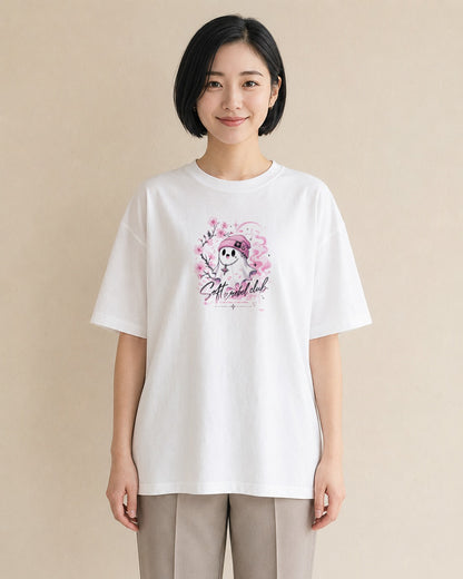 春めく｜水彩 半袖Tシャツ レディース（スタンダードプリント 15×20cm）