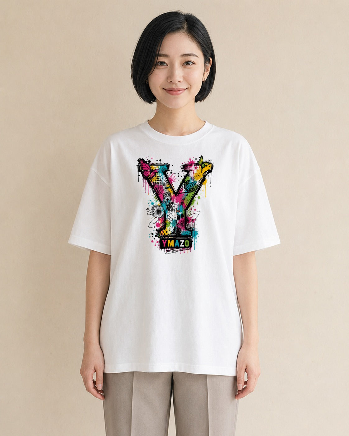 若葉のいぶき｜水彩 半袖Tシャツ レディース