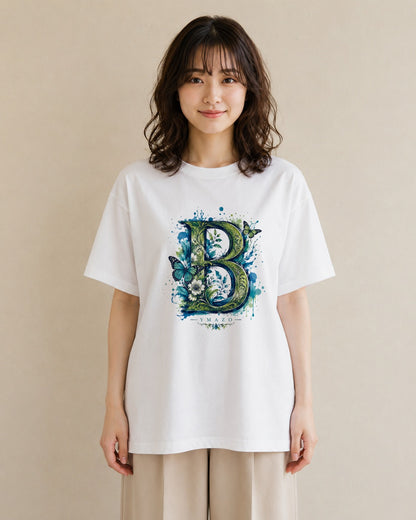 水ぎわの音｜水彩 半袖Tシャツ レディース
