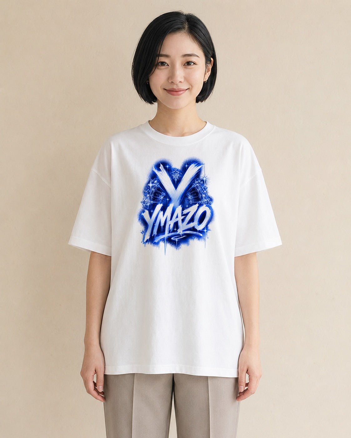 藍のしるべ｜水彩 半袖Tシャツ レディース