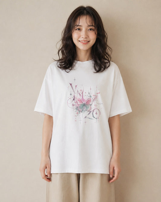 花あかり｜水彩 半袖Tシャツ レディース