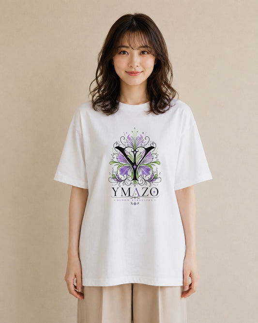 淡桜｜水彩 半袖Tシャツ レディース