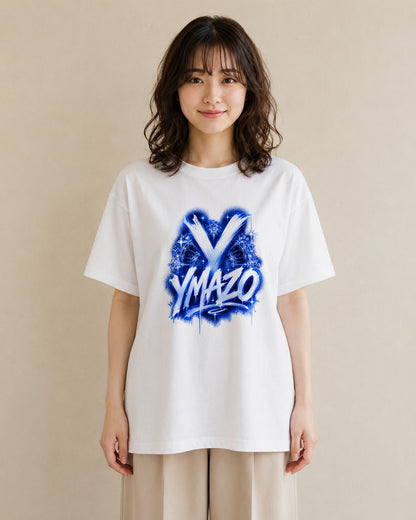 藍のしるべ｜水彩 半袖Tシャツ レディース